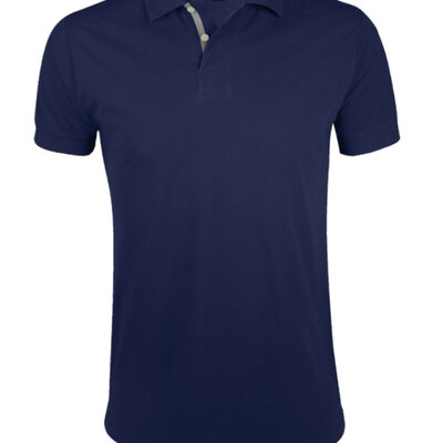 Sols Portland Muška majica sa kragnom vel. 3XL French Navy 00574