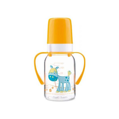 Canpol Flašica za bebe HAPPY ANIMALS 120ml  sa ručkama 11/823 