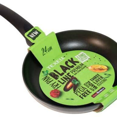Texell tiganj duboki Black Line 24 cm 