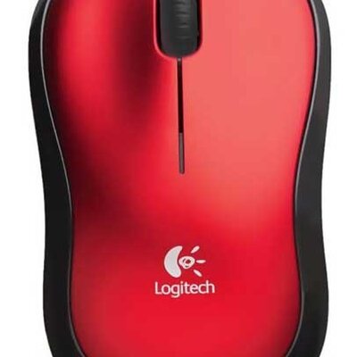 Logitech M185 red bežični miš