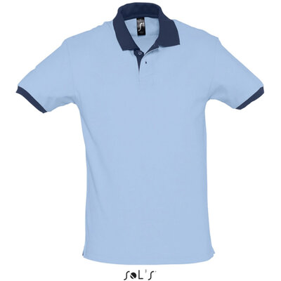 Muška majica sa kragnom veličina XS Sols Prince Sky Blue/French Navy 11369