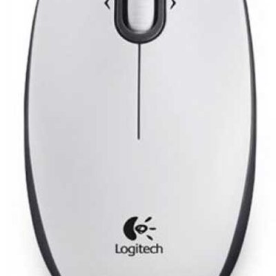 Logitech žični miš B100 OEM beli