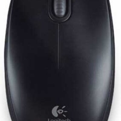 Logitech žični miš B100 OEM crna