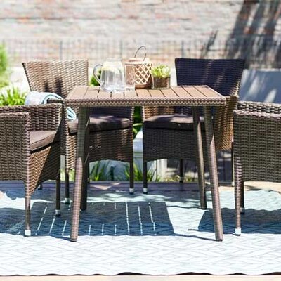 Baštenska garnitura Alhama Sto i četiri stolice