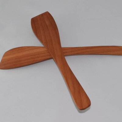 Kriva špatula od bukovog drveta