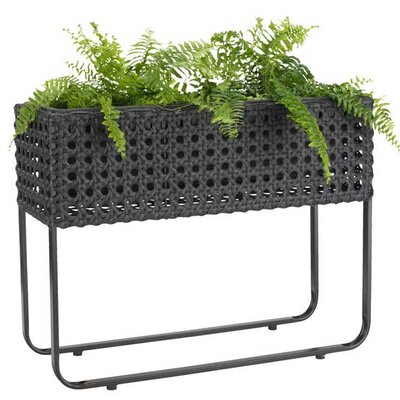 Saksija od petana Lama 24x65x51cm crna