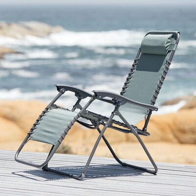 Ležaljka Stolica Camfold tamno zelena