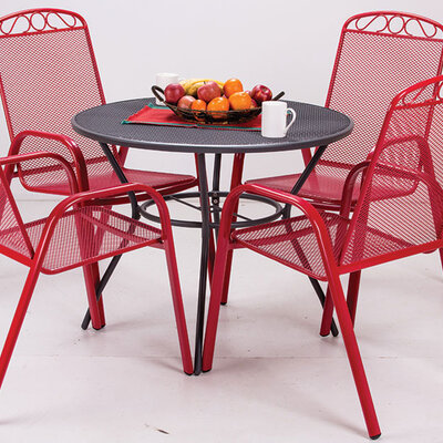 Baštenska Garnitura - Metal Marsala Red