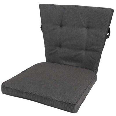 Jastuk za stolice sa niskim naslonom Lodi crna