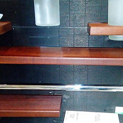 Držač peškira od tikovine 42cm 