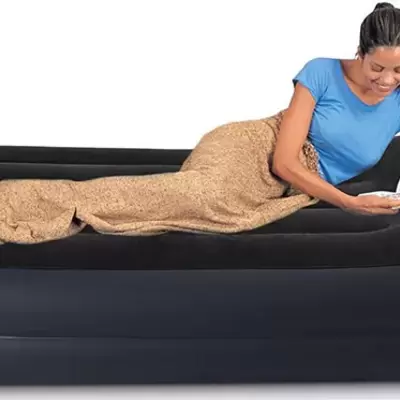 Intex krevet na naduvavanje sa Fiber-Tech tehnologijom i ugrađenom pumpom za naduvavanje 64122 