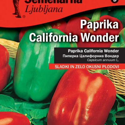 Paprika Babura - Kalifornijsko čudo - seme - Capsicum annuum L. 569
