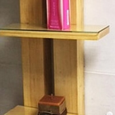 Drvena polica etažer od tikovine