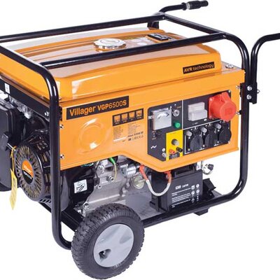 Benzinski agregat za struju sa trofaznom utičnicom Villager VGP 6500S 029195