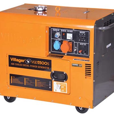 Dizel agregat za struju sa trofaznom utičnicom Villager VGD 5500S 038077