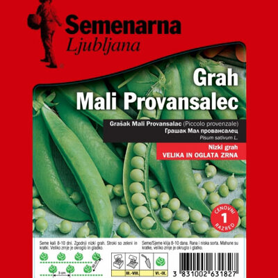 Seme za Grašak mali provansalac - Pisum sativum L. 100g