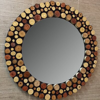 Ogledalo za kupatilo sa tikovinom