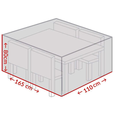 Pokrivač Za Baštensku Garnituru Sa Četvorougaonim Stolom
