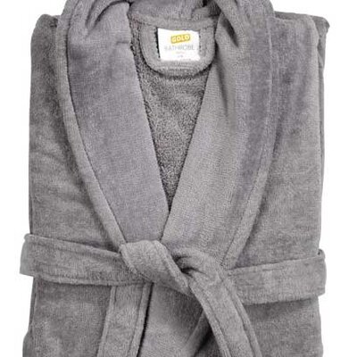 Kronborg Bade mantil Brot veličina L/XL siva