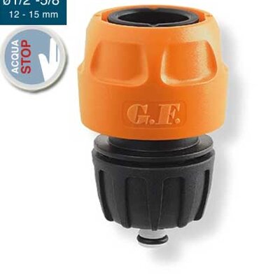 G.F. Garden Brza spojnica za crevo 1/2-5/8 inča Aquastop ventil 5015 001916