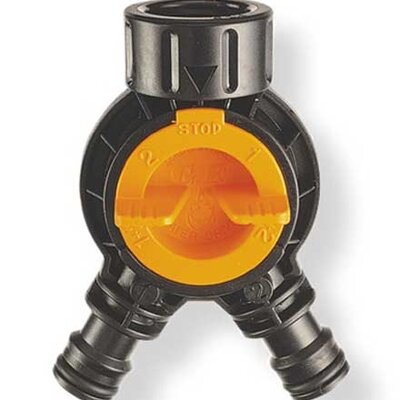 G.F. Garden Izvod za slavine od 3/4 inča sa dva izlaza 5070 001914