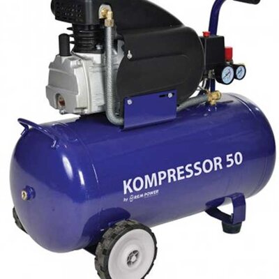 Klipni kompresor za vazduh REM Maschinen 50 L Blue