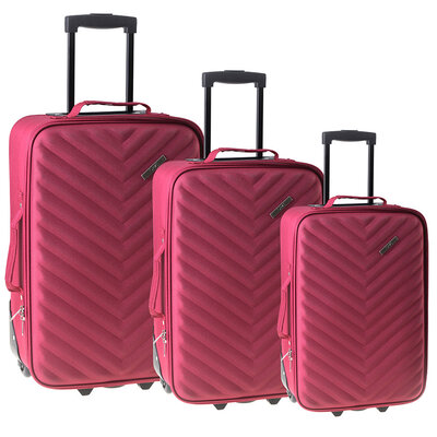 Komplet Od 3 Kofera Sazio Doha Red