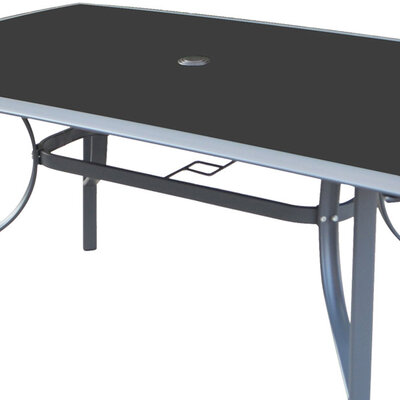 Baštenski Sto Sa Staklenom Pločom Matera