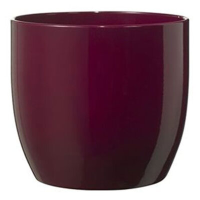 Soendgen keramička saksija Basel tamna ciklama 12cm