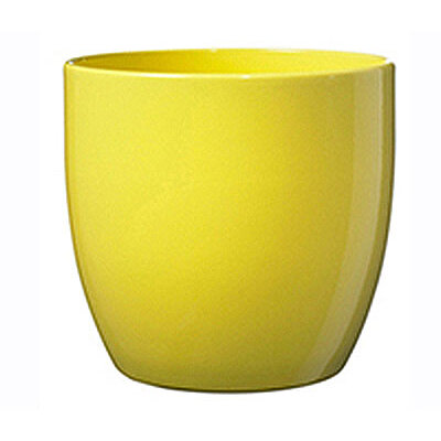Soendgen keramička saksija Basel 13cm Shiny lemon
