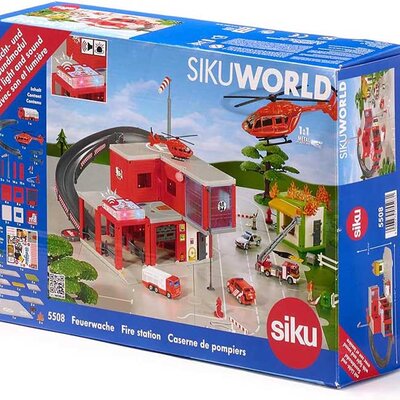 SIKU Igračka Vatrogasna stanica sa vozilima 5508