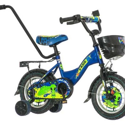 Dečiji bicikl sa drškom za guranje UFO 12 1120056