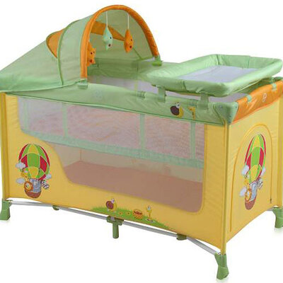 Lorelli Prenosivi krevetac za bebe Nanny 2 Plus Multicolor Baloon