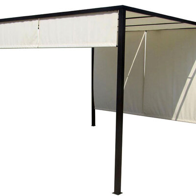 Pergola, Tenda Sa Pokretnim Krovom 2.9x2.9x2.2m