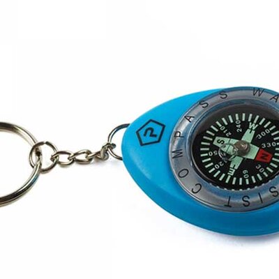 Pentagon Vodootporni kompas sa alkom za kačenje Blue