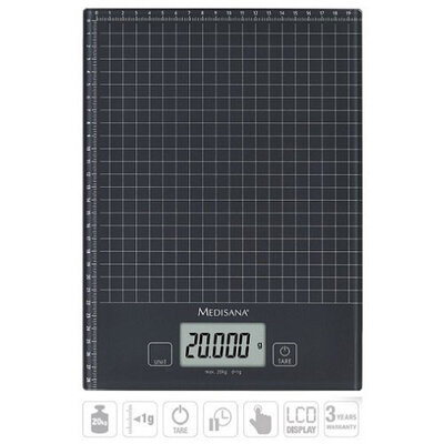 Digitalna XL staklena kuhinjska vaga KS240