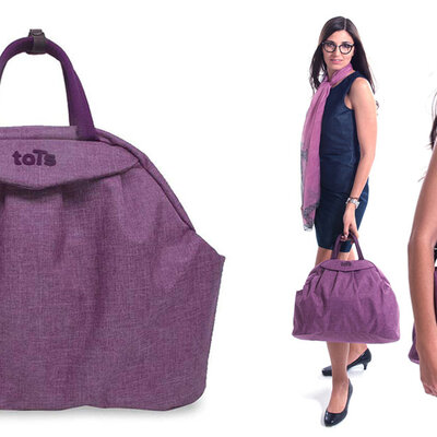 Smart Trike Tots Torba za mame CHIC Melange - Purple