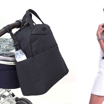 Smart Trike Tots Torba za mame INFINITY Quilt - Dark Grey