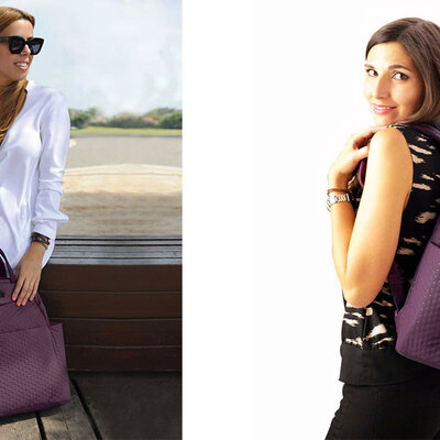 Smart Trike Tots Torba za mame INFINITY Quilt - Purple