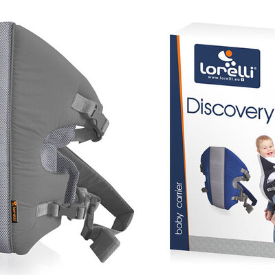 Lorelli Kengur nosiljka za bebe DISCOVERY Grey