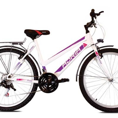 Ženski bicikl Adria Bonita+ 26 belo-ljubičasto 916225-19