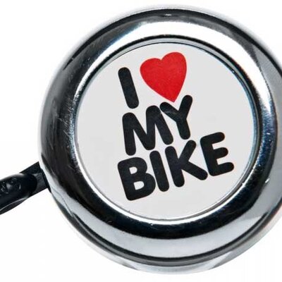 Zvonce za bicikl I Love My Bike Hromirano 190706
