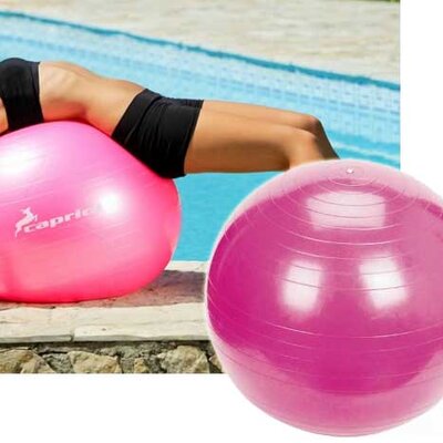 Lopta za pilates Pink 65cm 291358-P