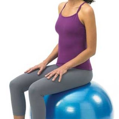 Lopta za pilates Blue 65cm 291358-B