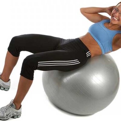 Lopta za pilates Silver 65cm 291358-S