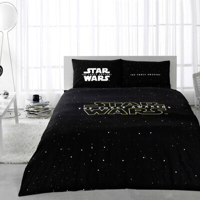 Posteljina za bračni krevet 100% pamuk Star Wars