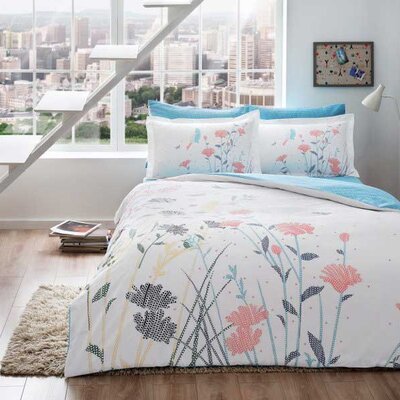 Fluorescentna dupla posteljina od pamučnog satena Talia