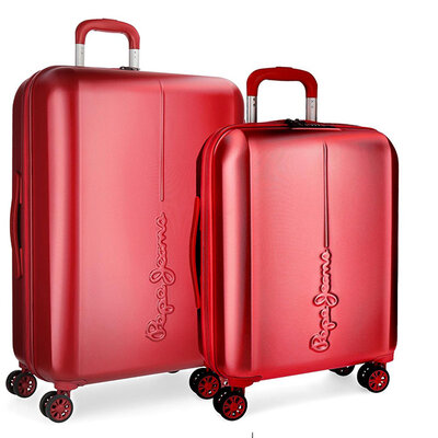 Pepe Jeans by Joumma Bags Set tvrdih kofera 55cm/70cm Cambridge Red 54189