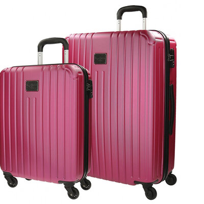 Pepe Jeans Putni koferi polikarbonat 55cm/67cm Color Stripes Fucsia 74879