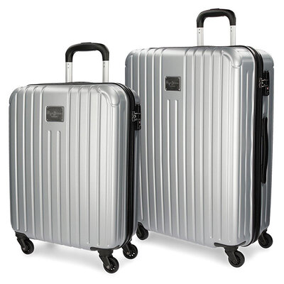 Pepe Jeans Putni koferi polikarbonat 38l/72l Color Stripes Gris 78779